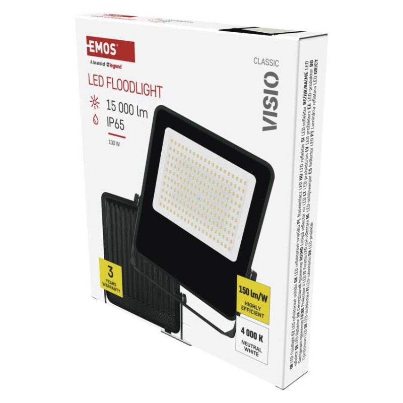 Reflektor LED VISIO 100W 15000lm IP65  ZS2553