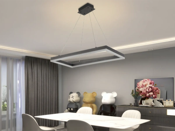 LED závesná lampa na lanku + diaľkový ovládač 40W - J4322/B 10