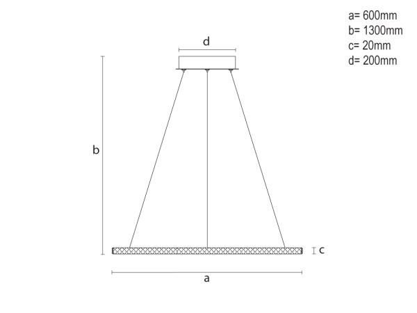LED závesné svietidlo s diaľkovým ovládačom 90W - TA2313/W 10