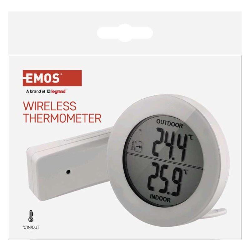 Teplomer E0129 bezdrôtový digitálny EMOS 11