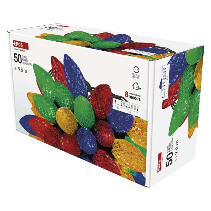 VIANOCE šišky 50LED 9,8M IP44 MF MC