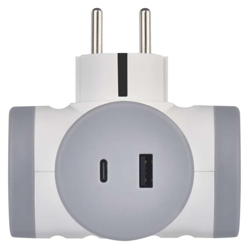 ZÁS. ROZBOČOVACÍ 2×, 1×USB-A(QC20W)+1×US 1