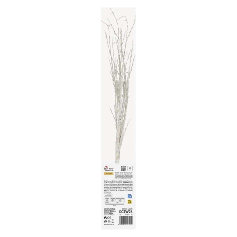100LED BIRCH BRANCH WW SET 2 PCS 6