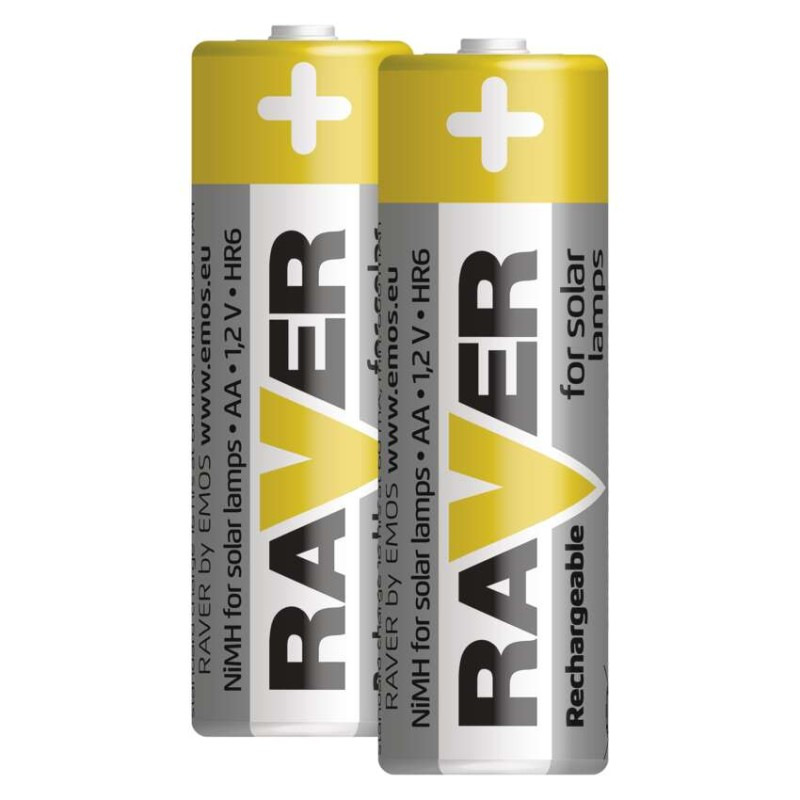 Batéria R06 NiMH 600mAh 1,2V AA RAVER SOLAR B7426 nabijatelná 4