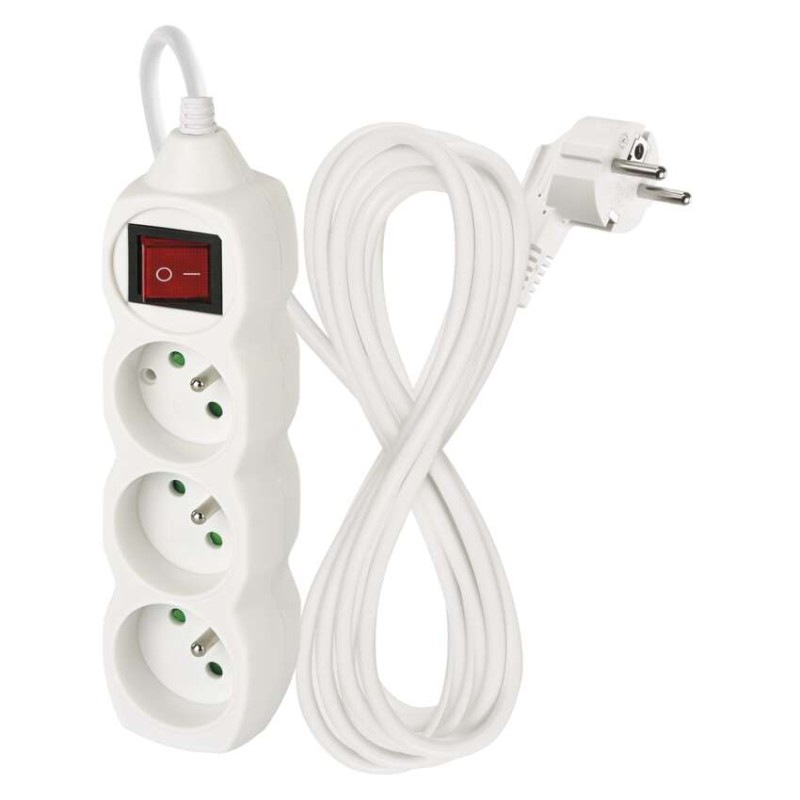 Kábel predlžovací 3Z-5m 3x1,5mm2 s vypínačom P1315R 1902130508