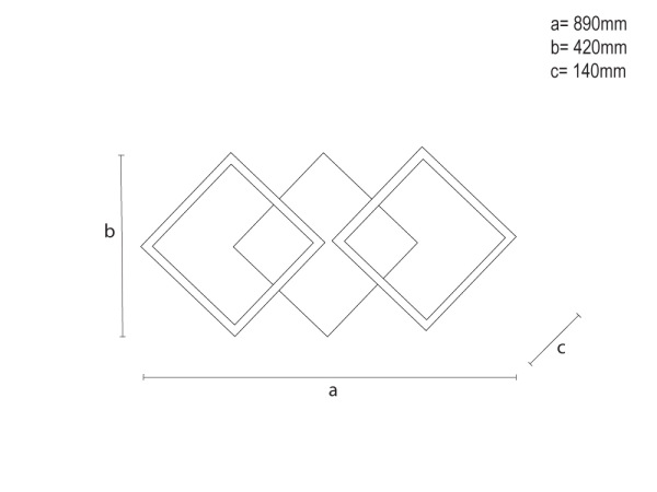 LED stropné svietidlo s diaľkovým ovládačom 85W - TA1341/W 7