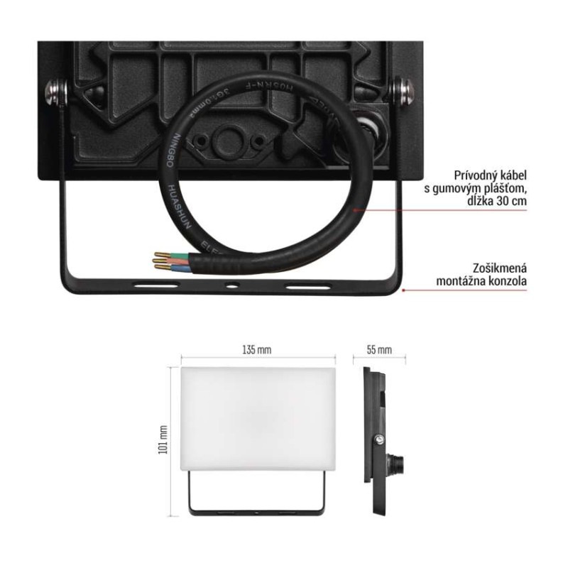LED REFLEKTOR TAMBO 20W 2000LM IP65 10