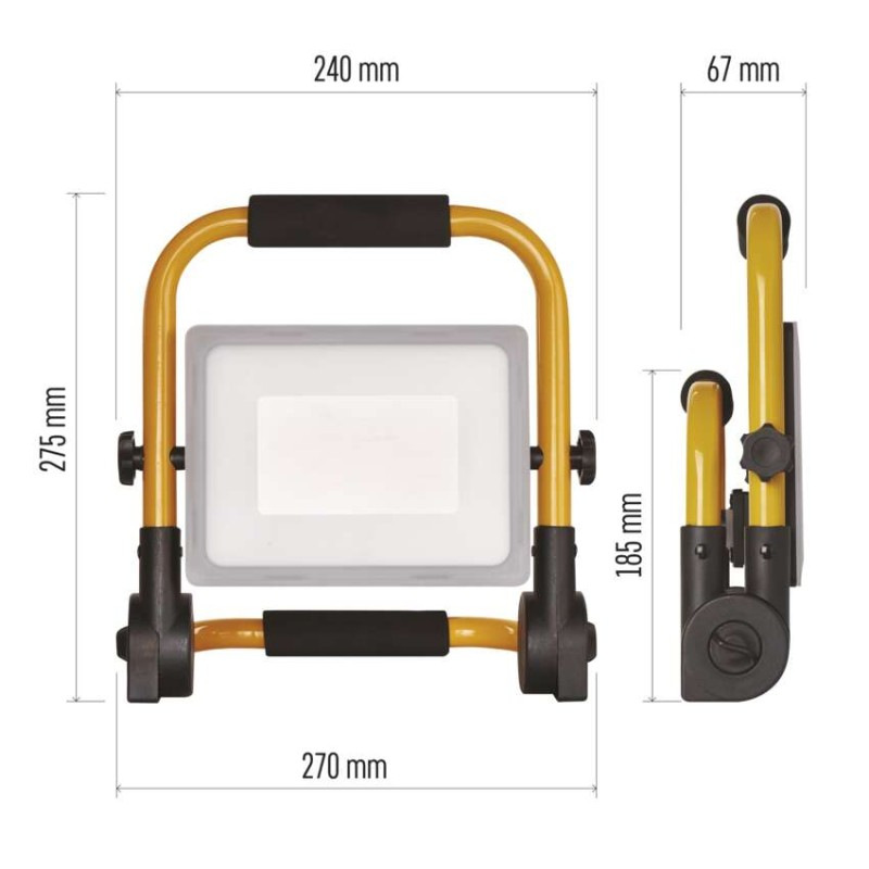 Reflektor prenosný LED 51W 4600lm 4000K IP44 ZS3342 EMOS 4