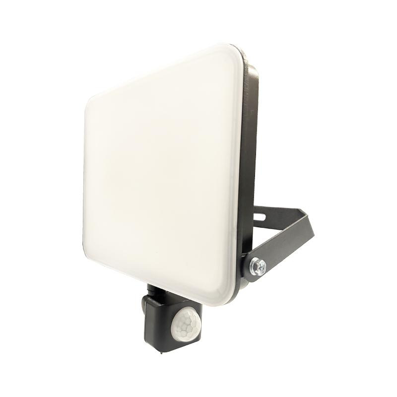 Vonkajší čierny LED reflektor so senzorom 50W / 4000K - LF7024S 7