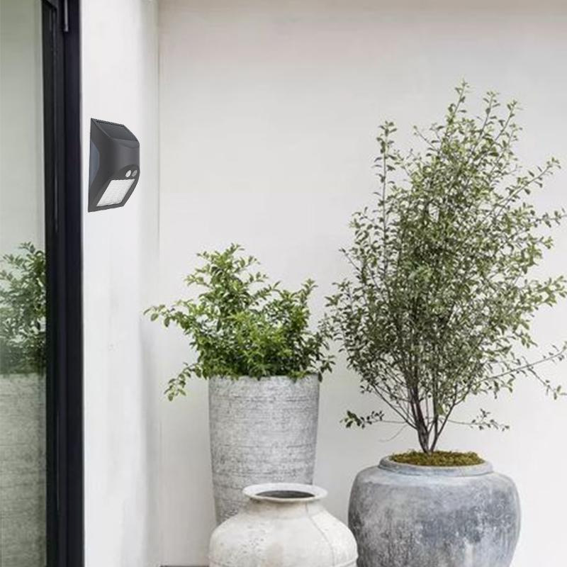 LED šedé nástenné solárne svietidlo 3W / 3000K / 4000K - LS225 9