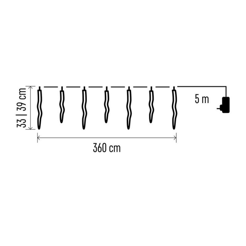 12 ICICLE TUBES CW MF 1