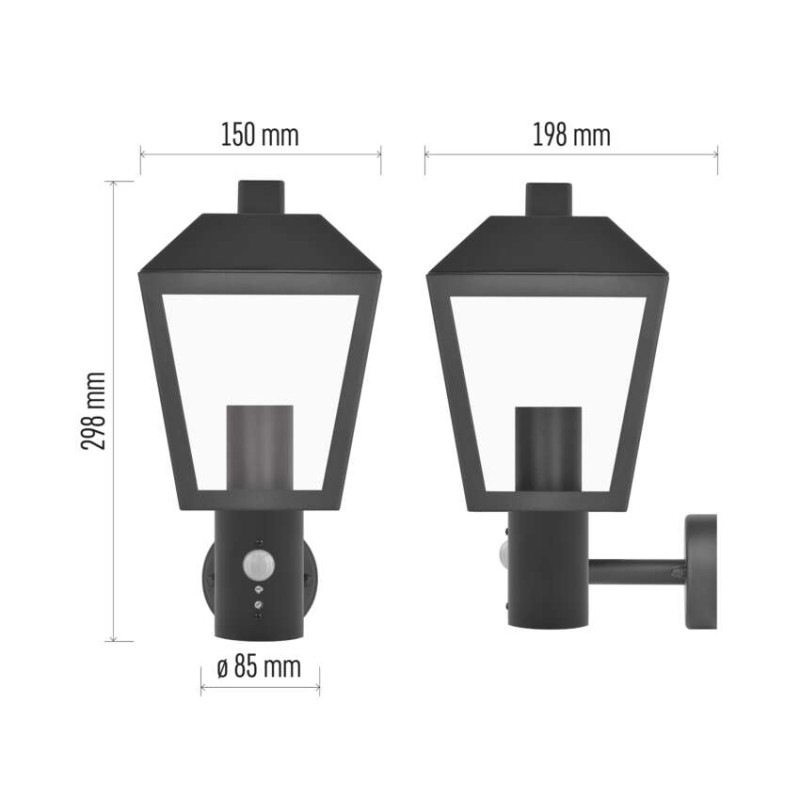 LED ZAHRADNÍ SVÍTIDLO,E27,IP44,MAX 15W,N 6