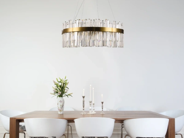 LED krištáľový luster + diaľkový ovládač 110W - J6333/C 1