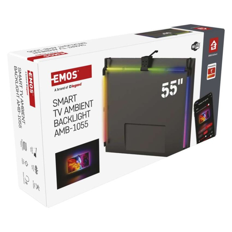 GOSMART AMBIENTNÍ OSVĚTLENÍ TV 55" 14