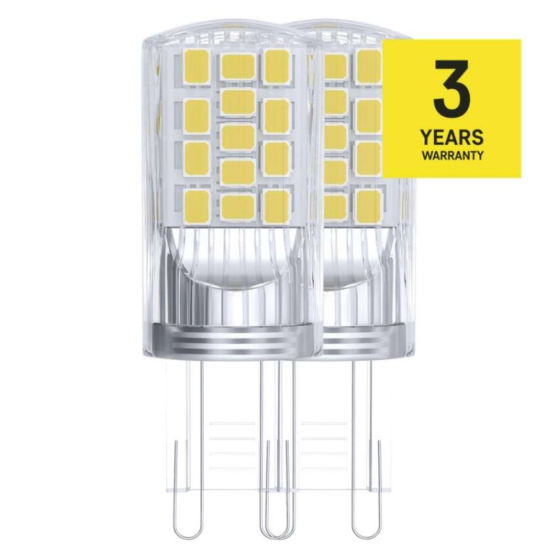 LED CLS JC 4W(40W) 470lm G9 WW 2PC 1