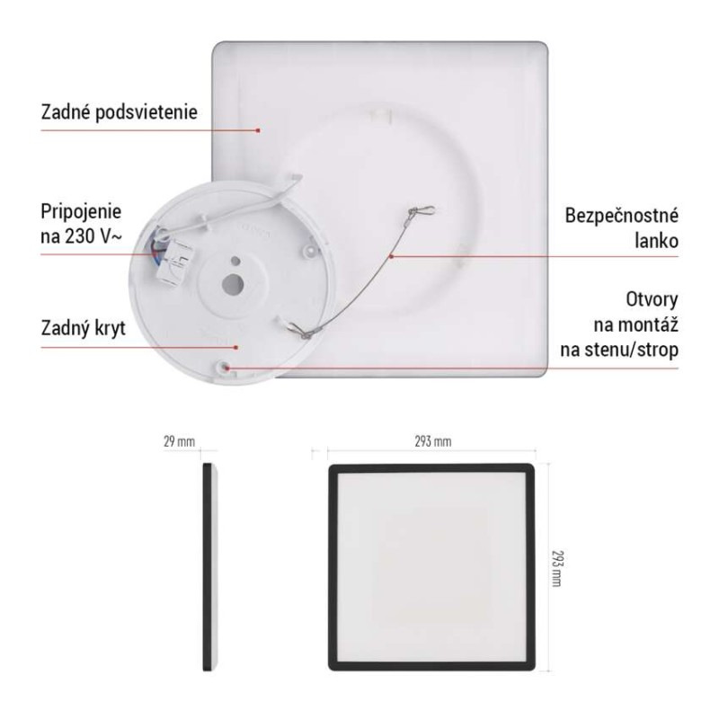 LED SVÍTIDLO FLORI PŘ.Č 18W 1800LM NW IP 7