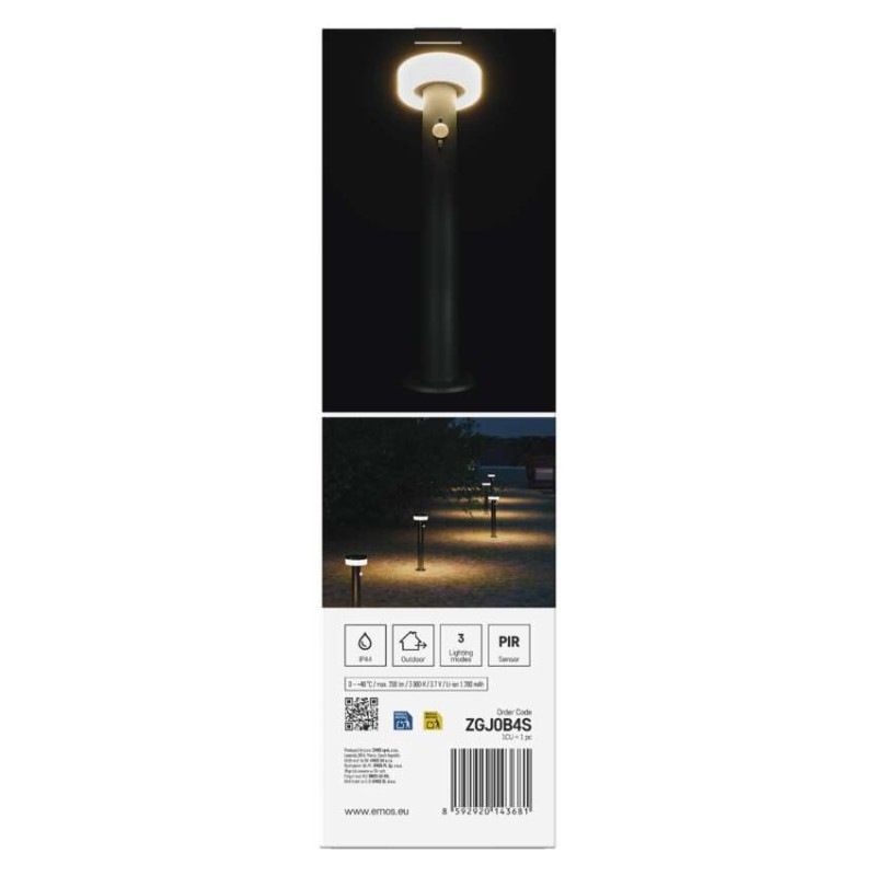 LED ZAHRADNÍ SV.IP44,SOLÁR SLOUP.50cm 11