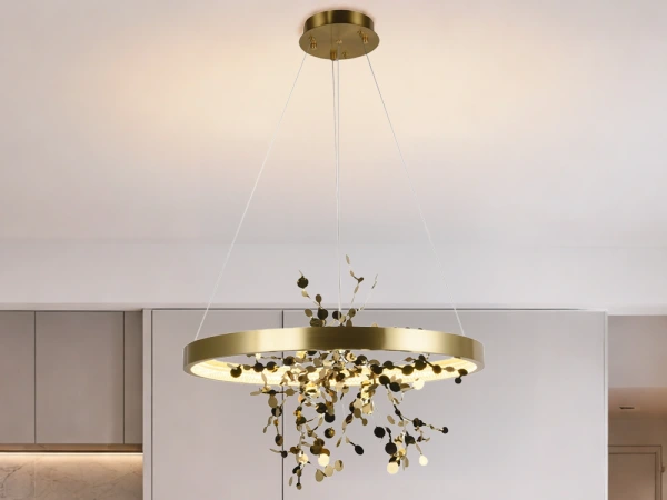 LED závesný luster na lanku + diaľkový ovládač 40W - J5307/C