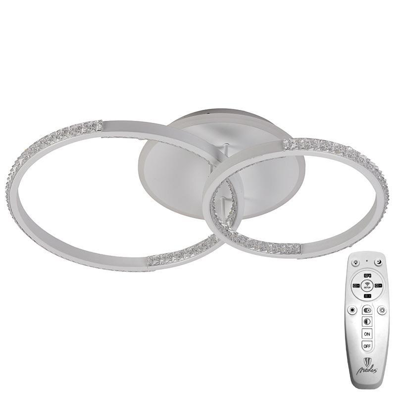 LED stropné svietidlo + diaľkový ovládač 55W - J3302/W 2