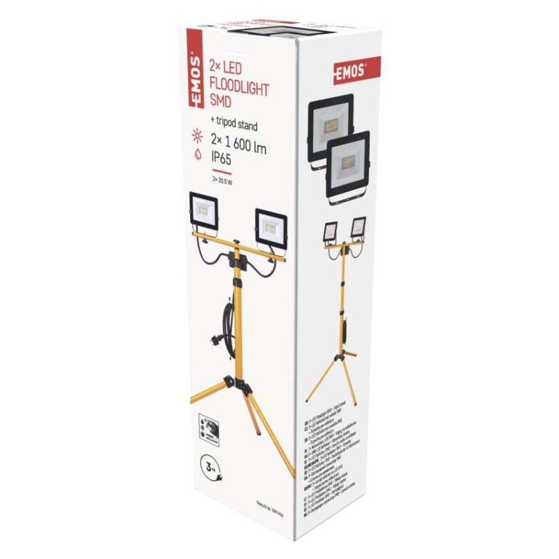 LED REFLEKTOR HOBBY SLIM 2x 20W + TROJNO