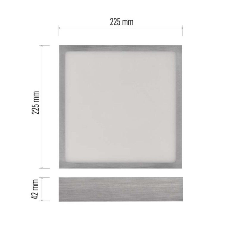 LED panel NEXXO stropný prisadený štvorec 21W  ZM6243 2