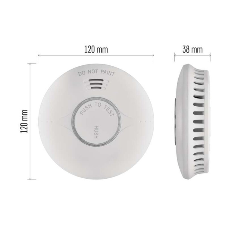 GOSMART DETEKTOR KOUŘE TS380C-HW 4