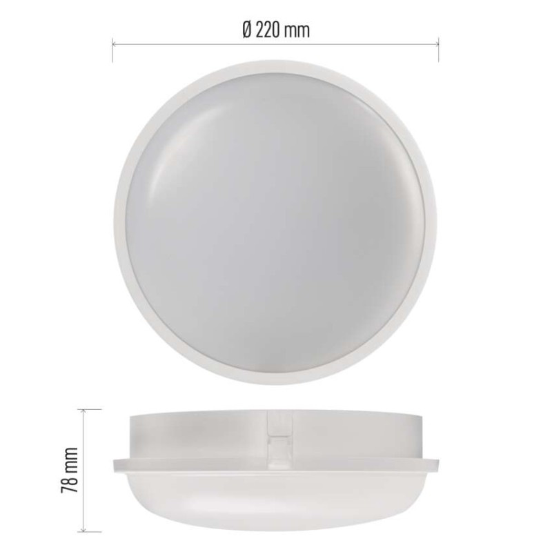 SVIETIDLO LED QARI 20W IP65 NW EMOS 2