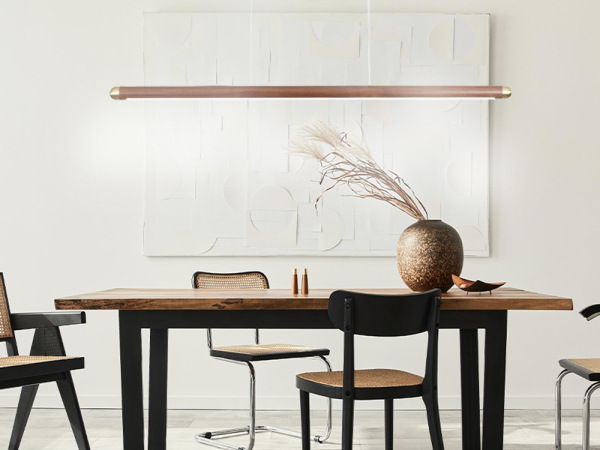 Drevený luster na lanku z masívneho dreva LED 22W / 1200 - WRL0621 5