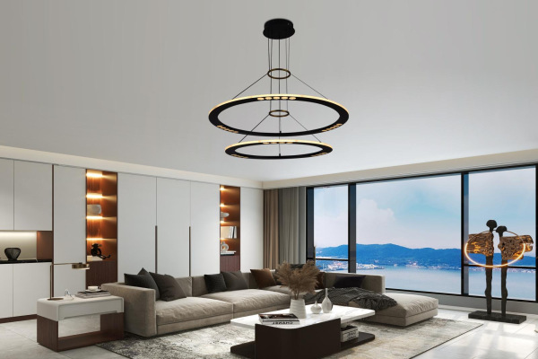 LED závesné svietidlo na lanku + diaľkový ovládač 90W - J7302/B 6