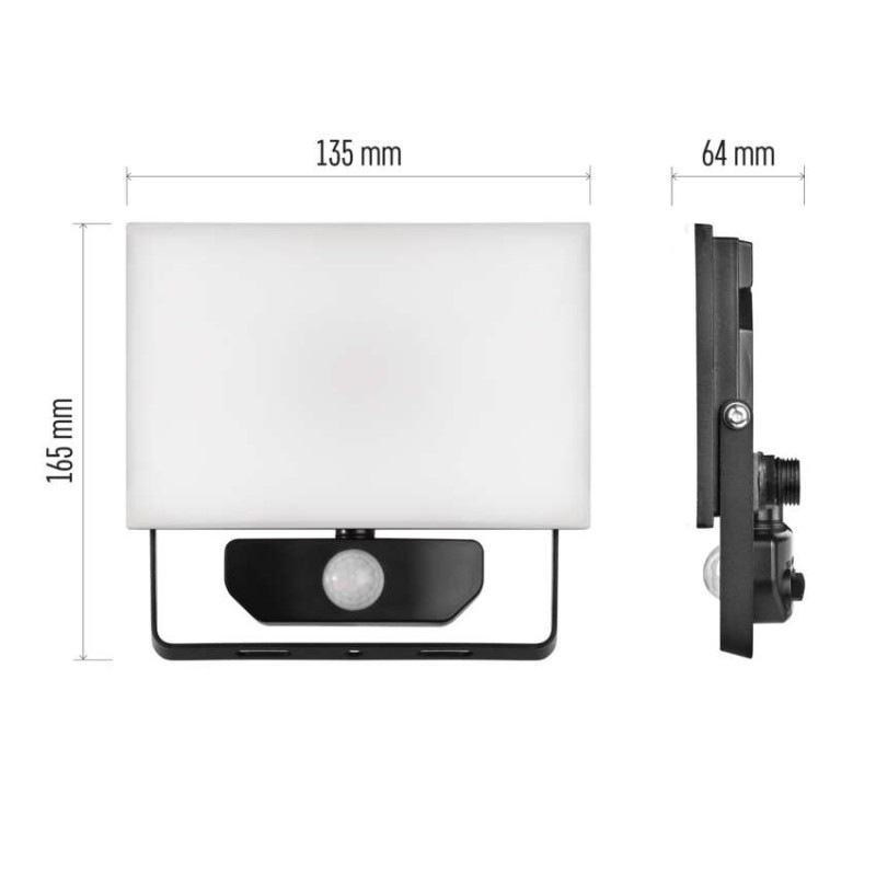 LED REFLEKTOR TAMBO 20W 2000LM PIR 4