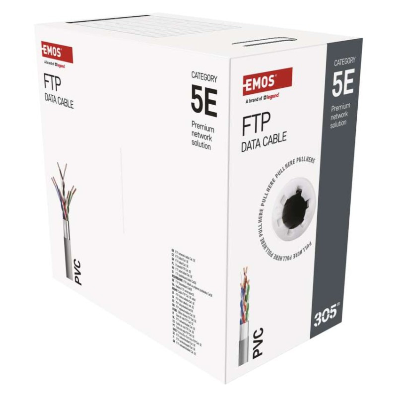 Kábel FTP 4x2xAWG24 Cat.5E 305M drôt  S9221 2309110010 9