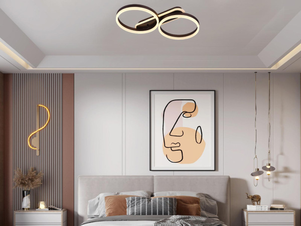 LED stropné svietidlo s diaľkovým ovládačom 60W - J3362/BR 10