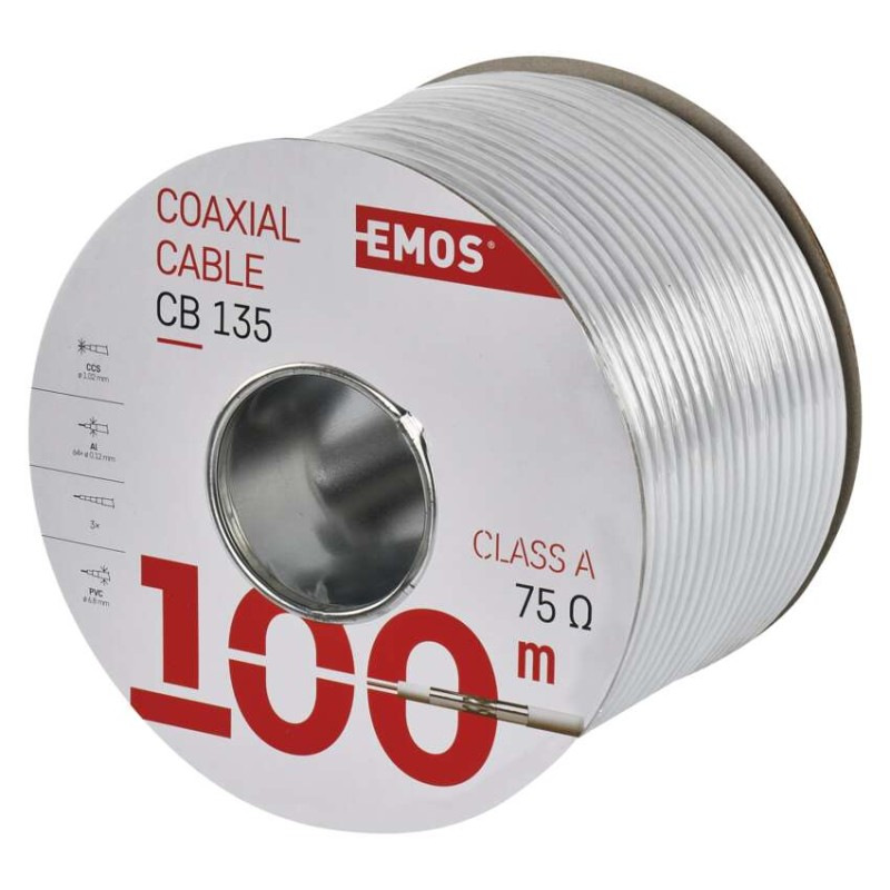 KOAXIÁLNÍ KABEL CB135 100M 4