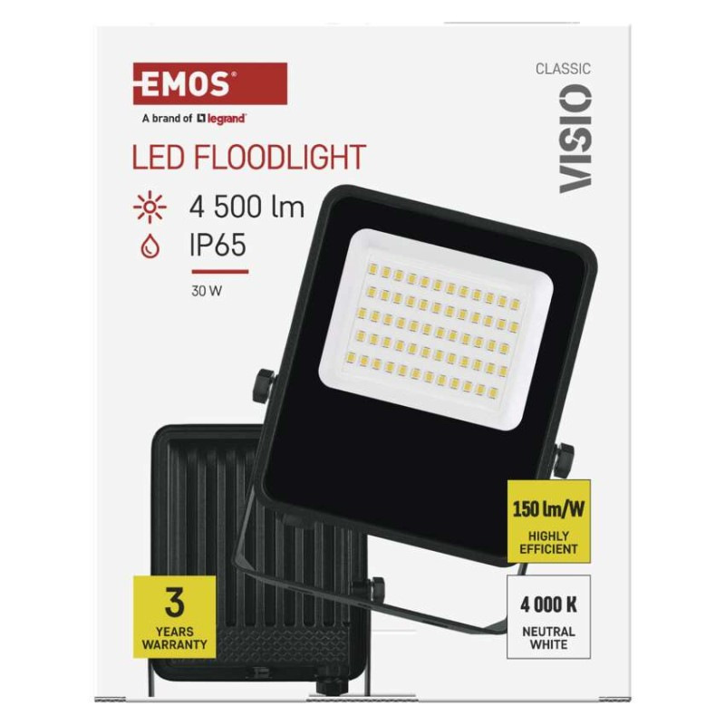 Reflektor LED VISIO 30W 4500lm IP65  ZS2533 13