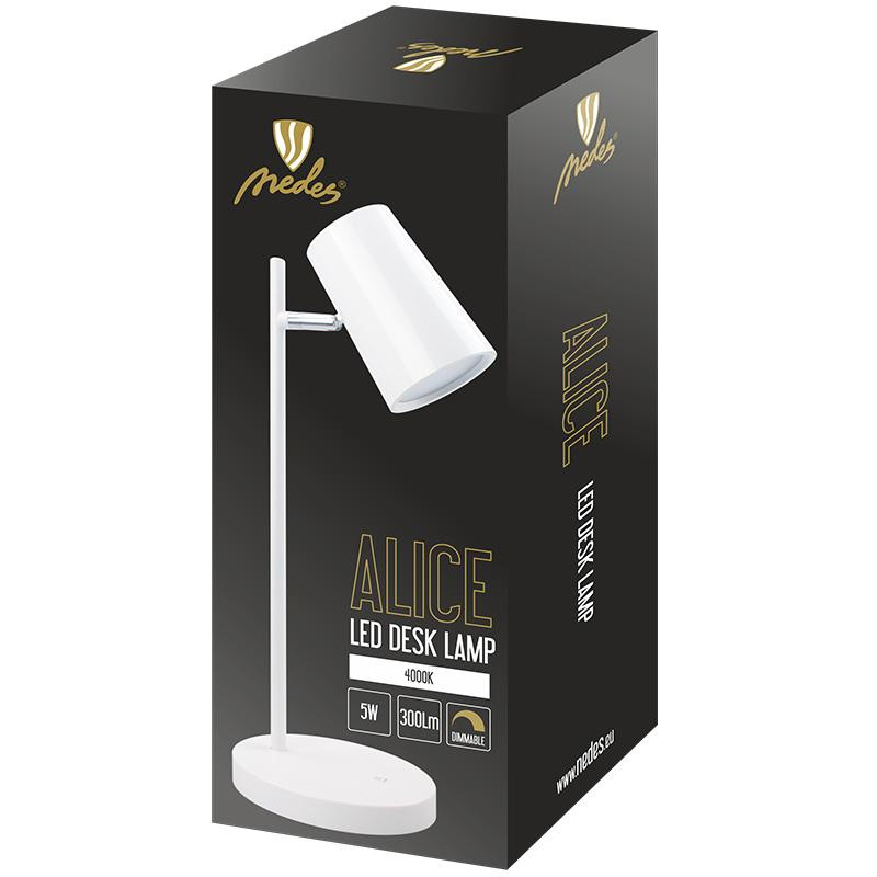 LED stolná lampa ALICE 5W stmievateľná - DL1205/W 3