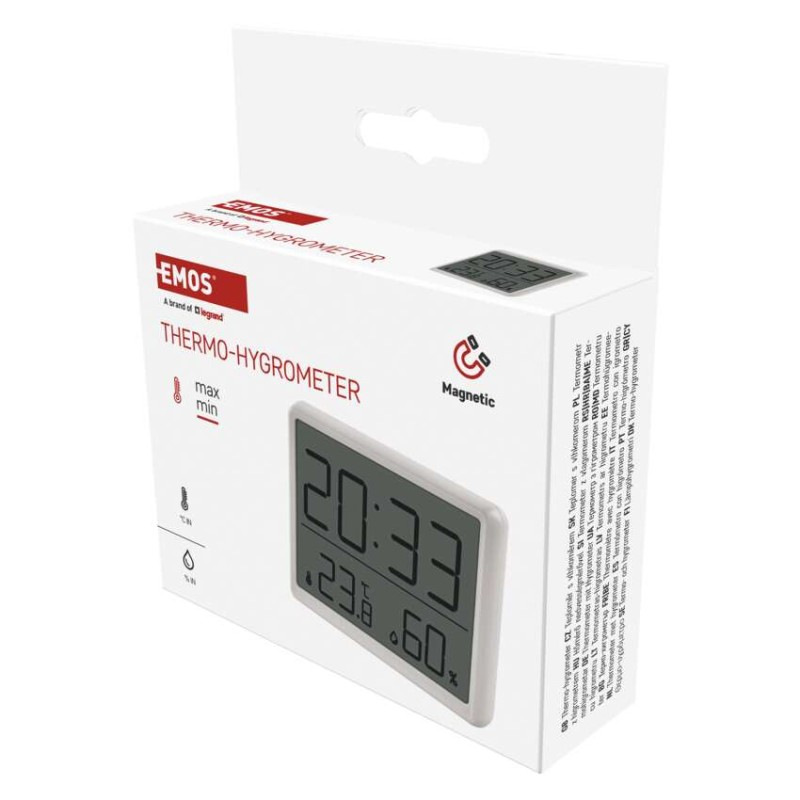 Teplomer E6210 bezdrôtový digitálny s vlhkomerom EMOS 2