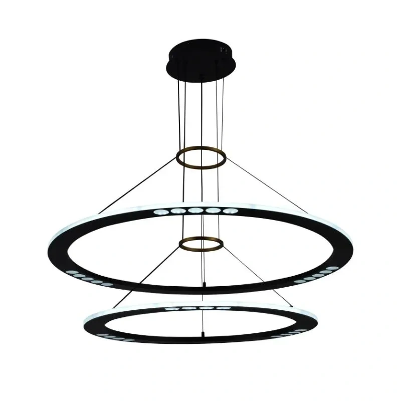 LED závesné svietidlo na lanku + diaľkový ovládač 90W - J7302/B 2