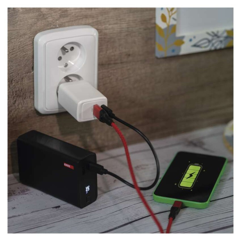 USB ADAPTÉR SÍŤ GAN PD 45W; AC 12