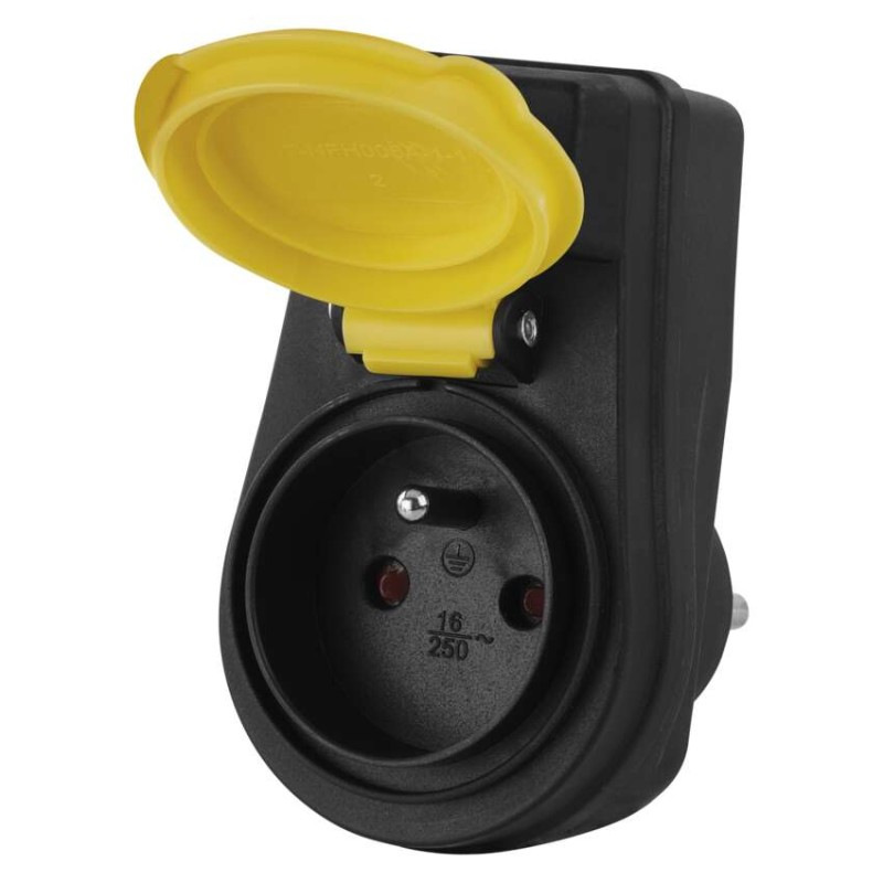 Zásuvka s vypínačom  IP44     P00271 7