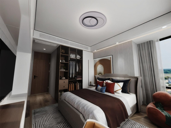 LED stropná lampa + diaľkový ovládač 85W - J1358/W 8