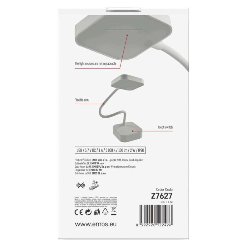 LED STOLNÍ LAMPA EMILY 8