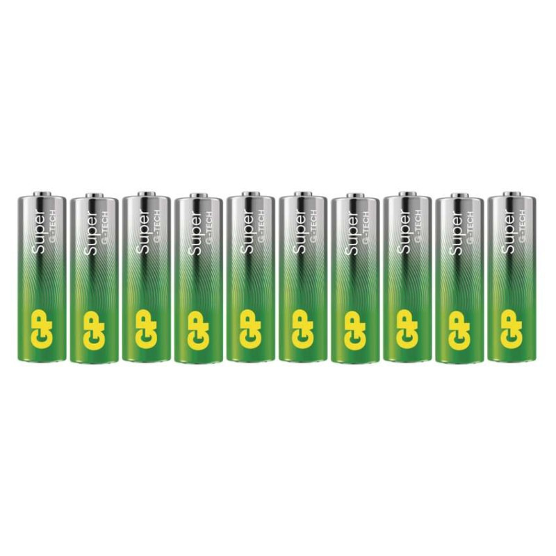Batéria GP LR06 SUPER AA bal.-10ks alkalická  B0121G 1