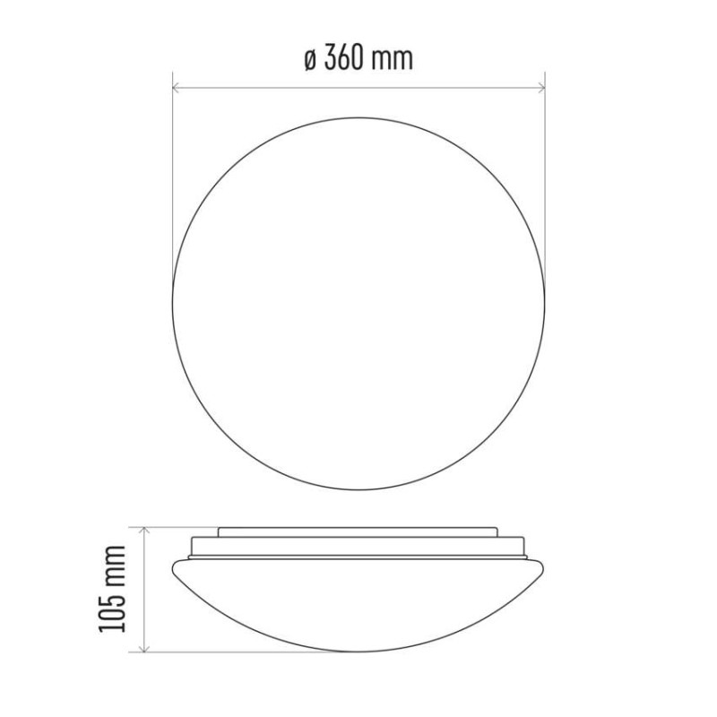 LED CORI MW PŘ.KR IP44/18W/NW 9