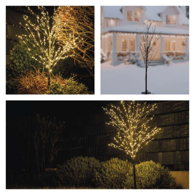 600 NANO LED TREE 120 CM IP44 WW 8