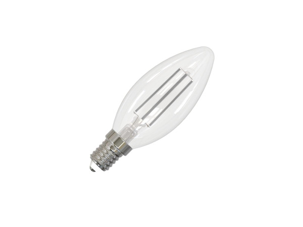 LED žiarovka / filament BIELY 4,5W - C35 / E14 / 4000K - ZWF206 3