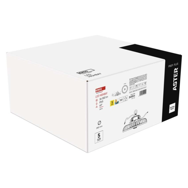 LED HIGHBAY ASTER 200 W 36000LM 60° NW 8
