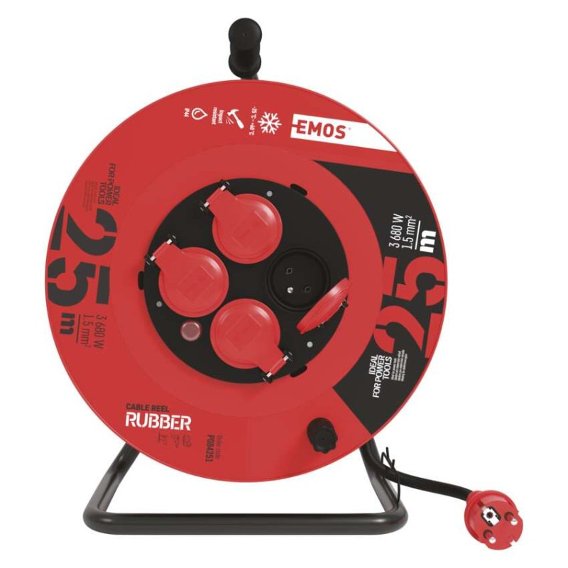 Káblový bubon predl. 4Z 25m PVC IP44