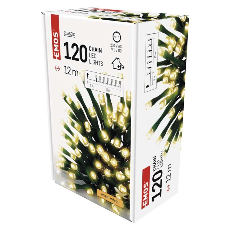120LED XMAS CLS TIMER 12M WW