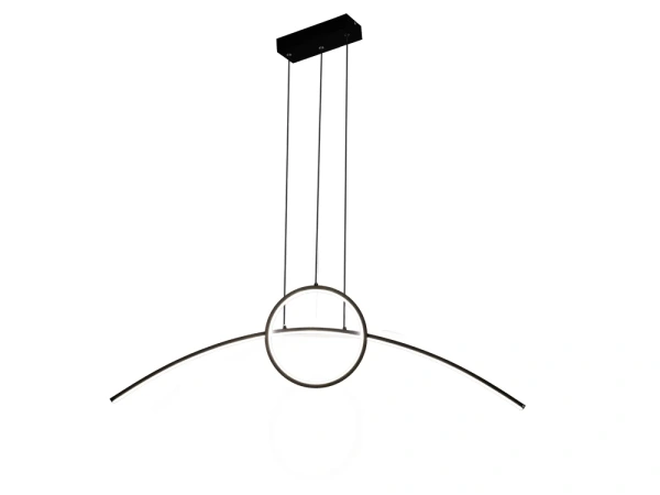 LED závesná lampa na lanku + diaľkový ovládač 55W - J4305/B 3