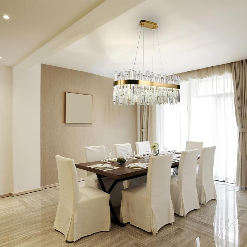 LED krištáľové svietidlo + diaľkový ovládač 90W - J6334/C 6